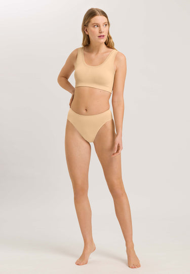 71806 Touch Feeling Crop Top Padded - 274 Beige